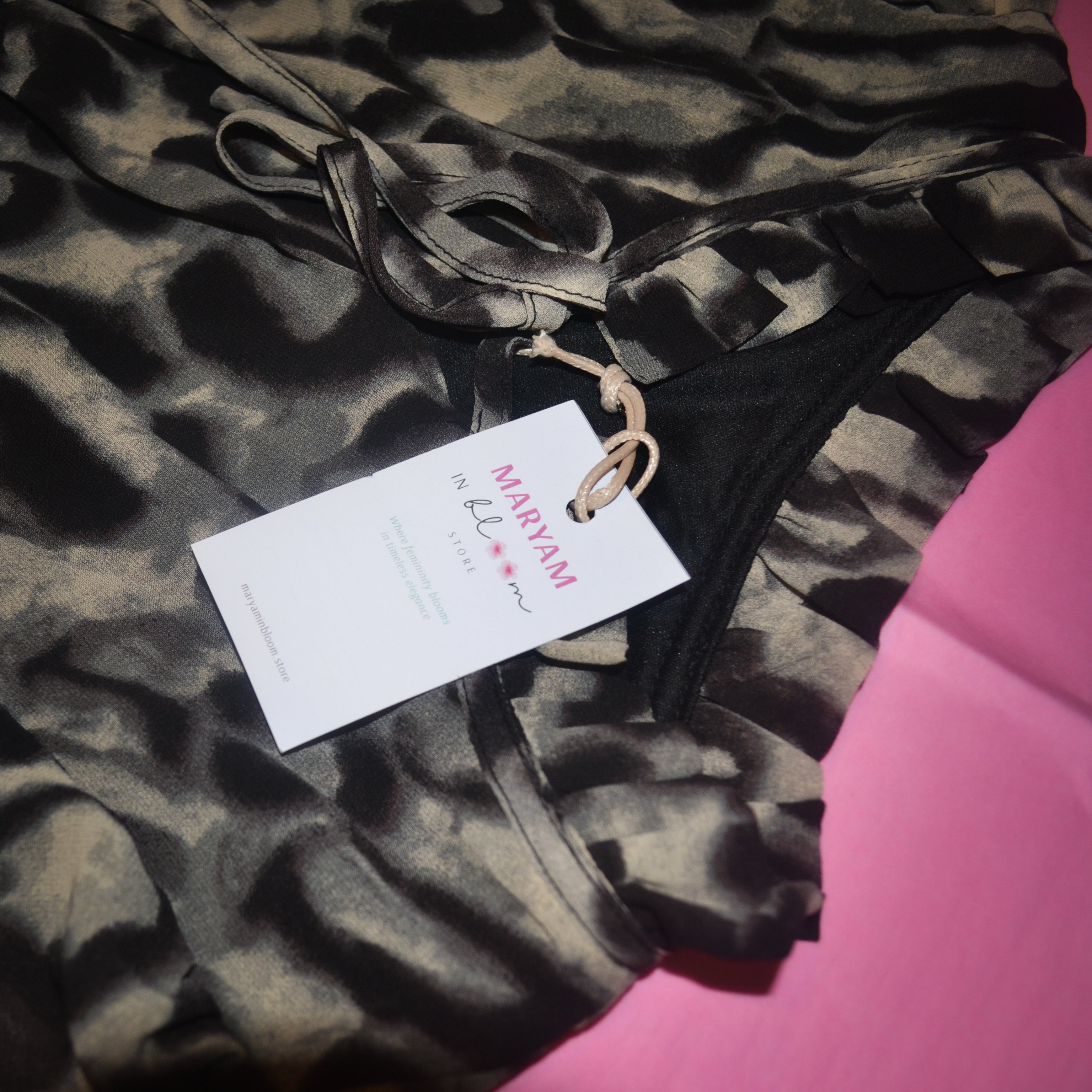 The Leopard Tiered Dress
