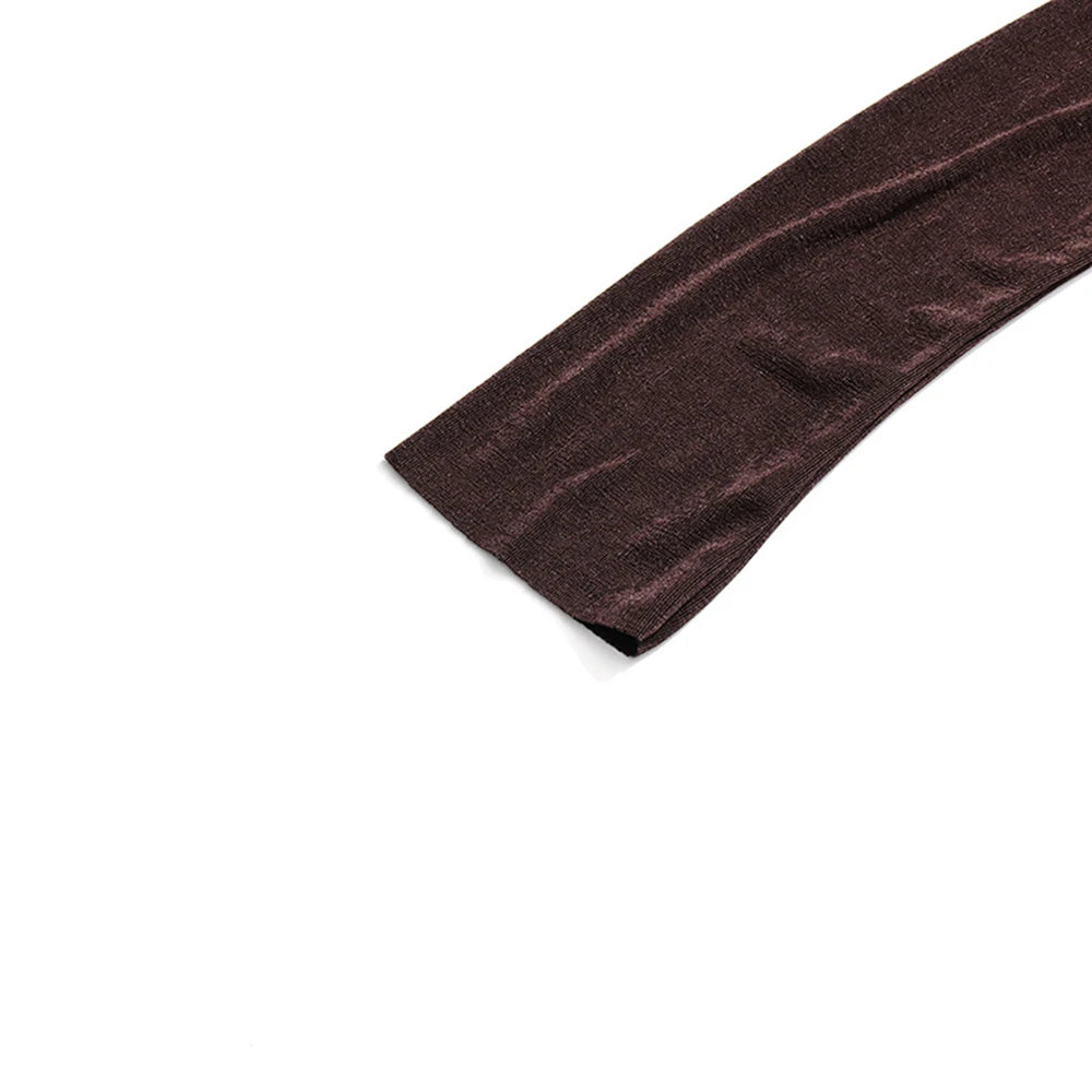 Slight stretch fabric, sleeve detail of the Layla Gathered Brown maxi dress